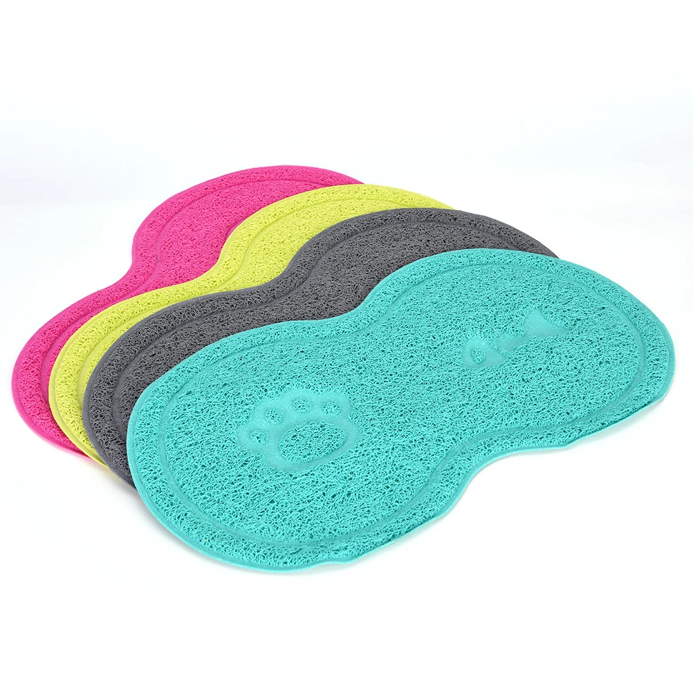 

1Pcs Pet Supplies Pet Dog Puppy Cat Feeding Mat Pad Cute PVC Bed Dish Bowl Food Water Feed Placemat Wipe Clean