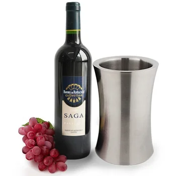 

Stainless steel ice bucket champagne