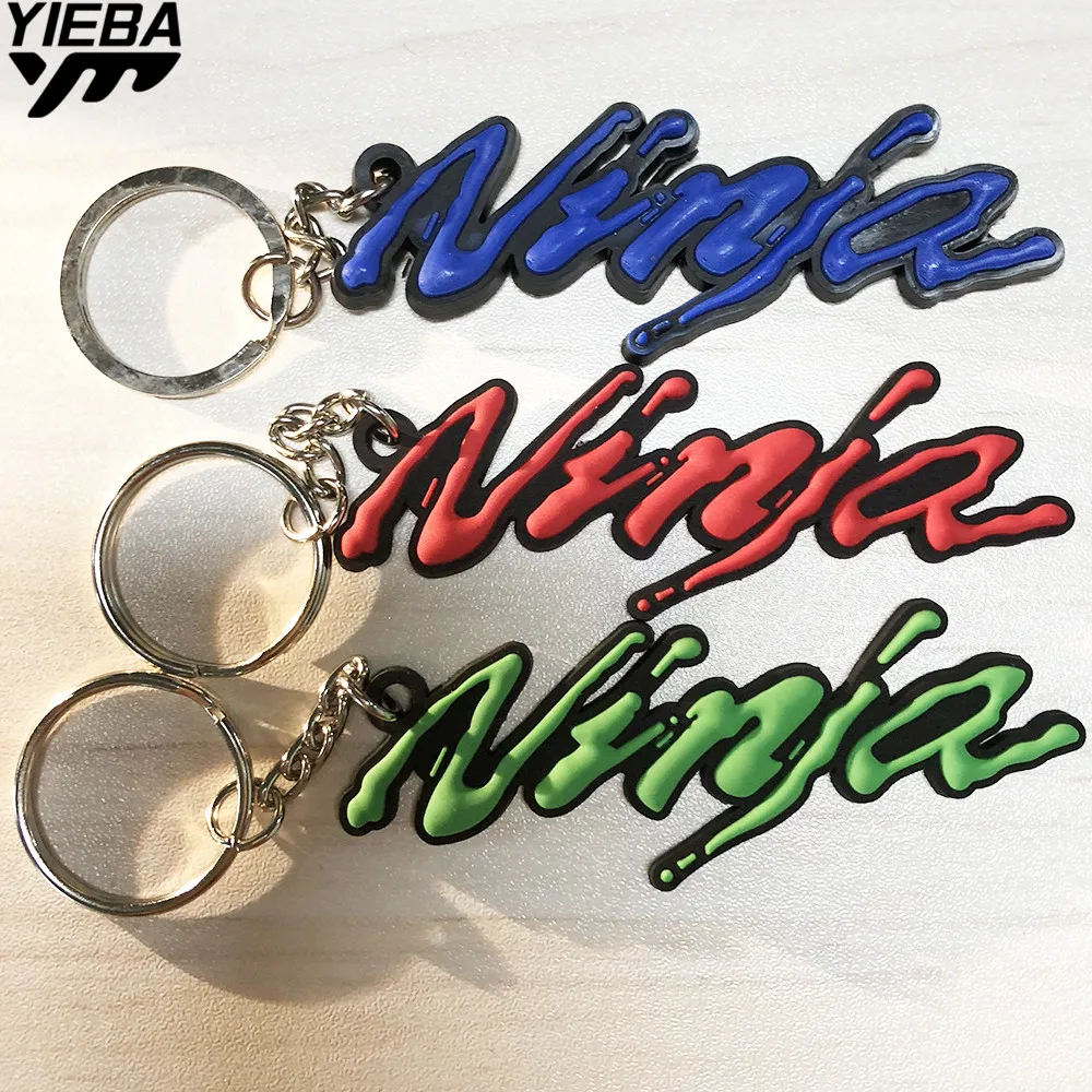 Motorcycle Key Rings Keychain Motor Bike Muti Logo Key Chain FOR KAWASAKI NINJA250/300R Z250/Z300/VERSYS 300X Z800 Free shipping
