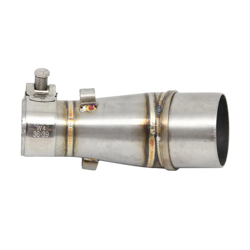 Motorcycle Exhaust Muffler Middle Pipe Connector Adapter For Kawasaki Z250 2008-2016 Ninja 300 2013-2016 Ninja 250R 2008-2016