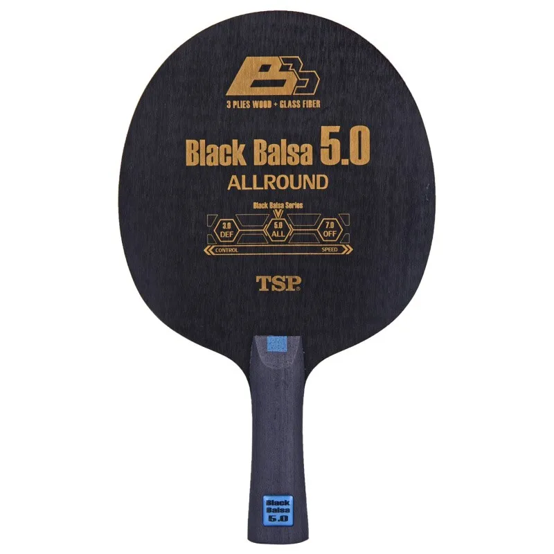 Tsp Allround Black Balsa ракетка для настольного тенниса Спортивная ракетка для настольного тенниса крытая Спортивная ракетка