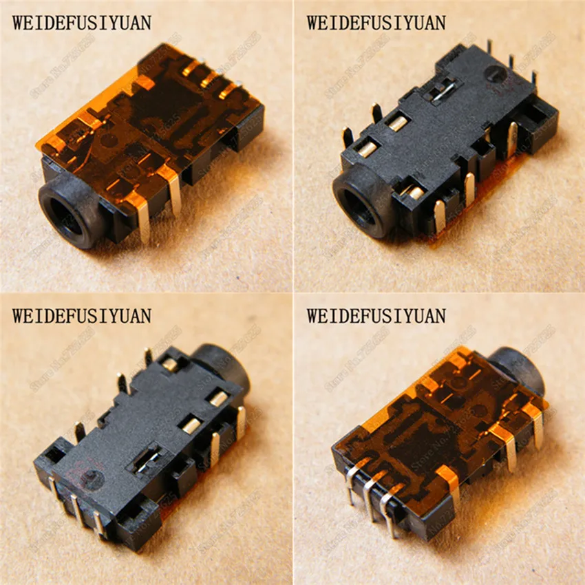 100pcs lot 3 5mm Audio Jack Port for ASUS N45 N55 G75 U31 U32 U36 X32 Series Laptop Headphone Microphone Socket Connector