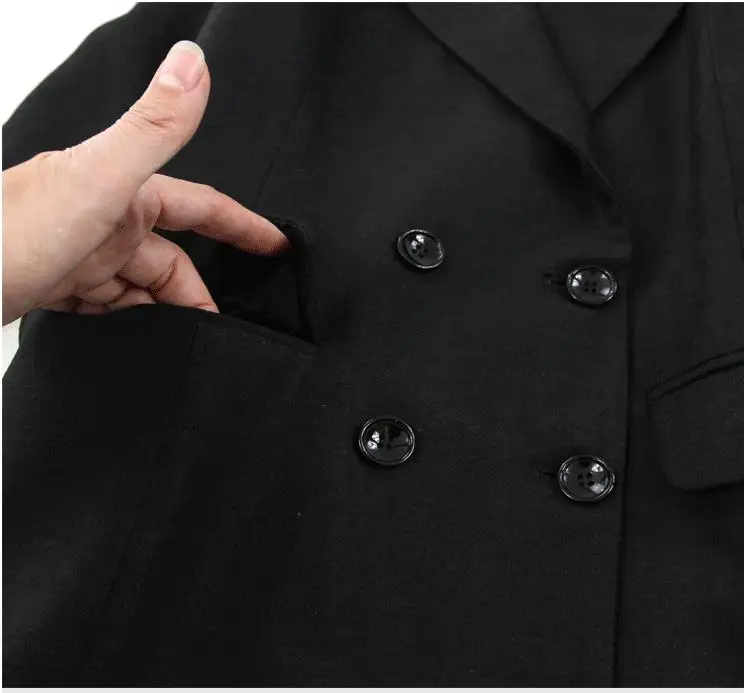 GO далее большой размеры для женщин зима черная юбка костюм офисная одежда Блейзер комплект юбка и куртка tailleur jupe