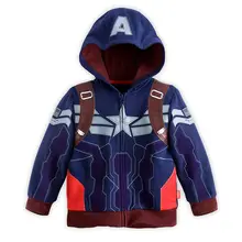 7 Style 3-8yrs!!Captain America Costume Kids Jacket Hulk Fashion 2016 New Boys Hoodies And Sweatshirts Boys Coat Outwear Jacket