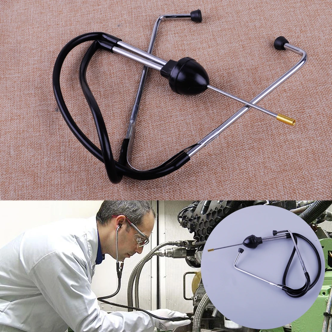 CITALL Car Auto Diagnostic Tools Engine Block Stethoscope Professional