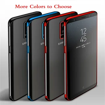 

100pcs/lot Electriplating Soft TPU Clear Back Protector Phone Case For Samsung Galaxy Note10 Note 10