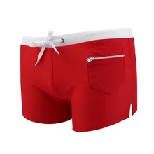 Фирменная Новинка Для мужчин дышащая Купальники для малышек на молнии 3XL Для Мужчин's Плавание костюмы Плавание Мужские Шорты для купания боксер Sunga человек Одежда заплыва Сёрфинг Пляжные шорты Трусики для женщин