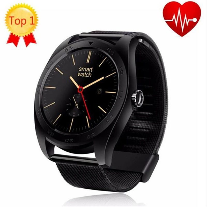 Best Selling Smart Watch MTK2502C Support Heart Rate Monitor Wake Up Gesture with Changeable Strap for IOS & Android Phone K18