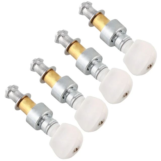 $US $24.85  Banjo Tuners Tuning Pegs Keys Machine Heads for 4 String Banjo Parts Chrome Set of 4