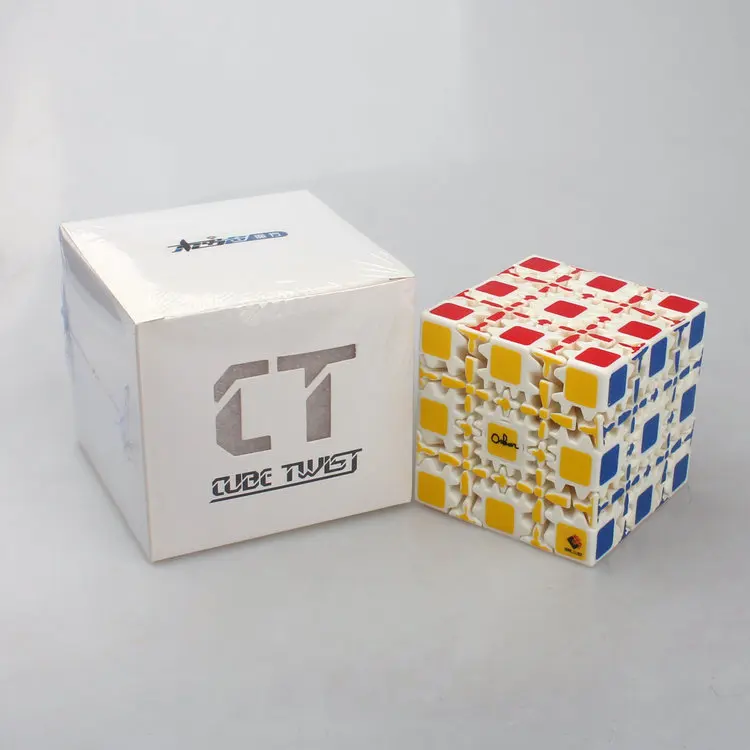 CubeTwist CT& OSKAR gear Cube Профессиональный скоростной магический куб головоломка твист Классическая игра для мозга