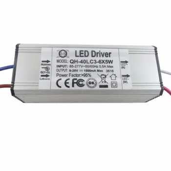 

LED Driver 9-20V 1.5A Constant Current Power supply for 50W IR LED 730NM 850NM 940NM High Power LED Lamp DIY