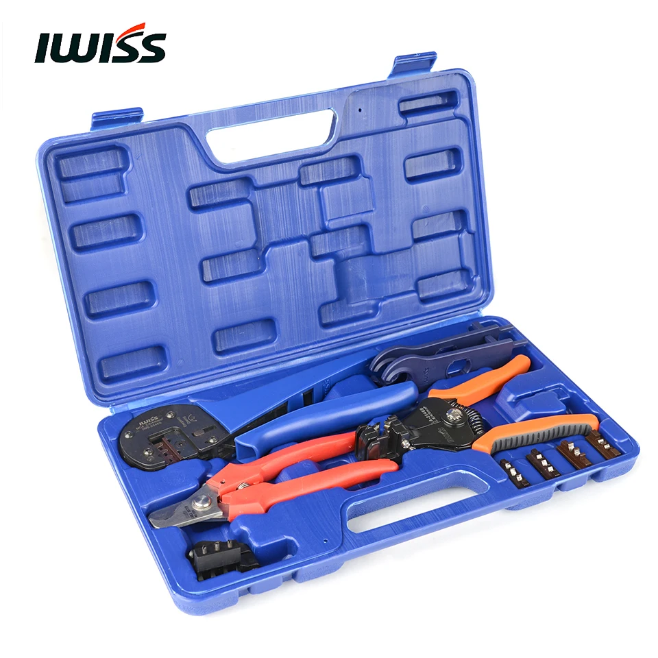 ICrimp Solar Krimpzange IWS-2546S - Für 2,5/4/6mm² PV Kabel, MC4 Stecker