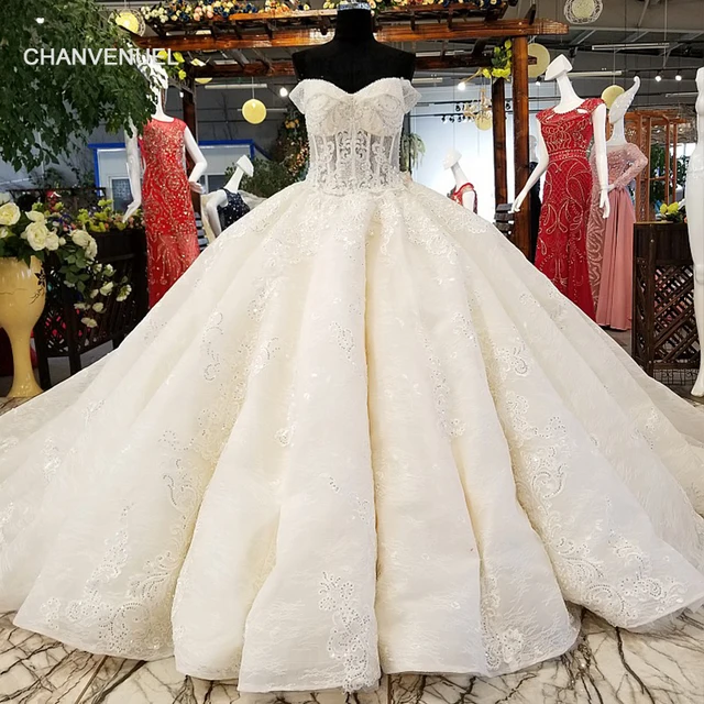 Elegant Wedding Dresses with Trains