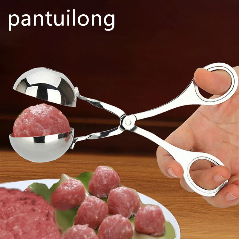 

304 Kitchen Tool Stainless Steel Rice-meat Dumplings Mix Ice Cream Spoon Tang Wan Jia Pellet Maker Mould Corer With Container