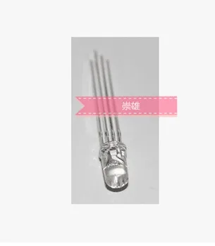 

1000PCS 5mm full-color LED RGB red/green/blue Common Cathode/Anode Four feet transparent highlight color light diode colorful