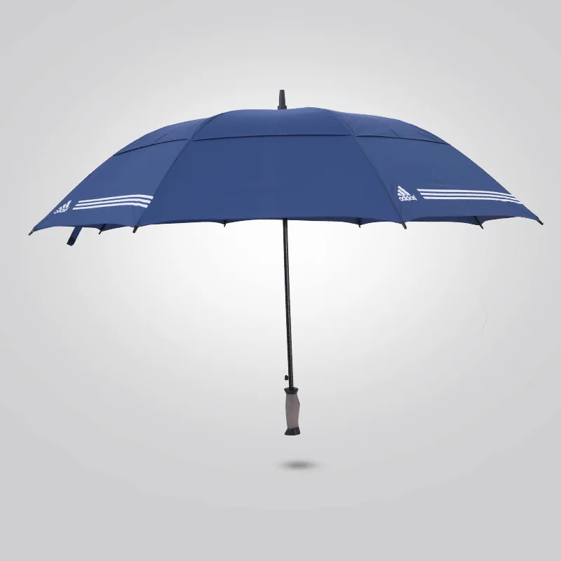 2016Big Blue umbrella Brand Golf Car Logo Umbrella Rain Men Women
