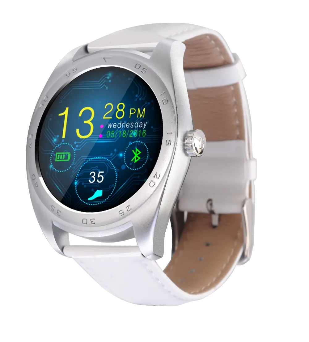 Finow K89 Смарт часы Круглый Экран 1 2 дюйма ips Smartwatch монитор сердечного ритма Bluetooth с