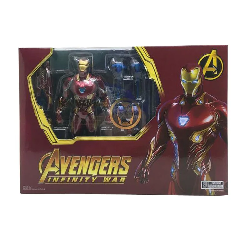 Movie Avengers Infinity War Iron Man Mk50 Ironman Mark50 With Support Toy Action Figure Model Doll