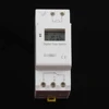 Tp8a16 Timer switch din rail Mount digital weekly programmable electronic microcomputer 220V 110V30A 12V 24V 48V bell ring relay ► Photo 2/6