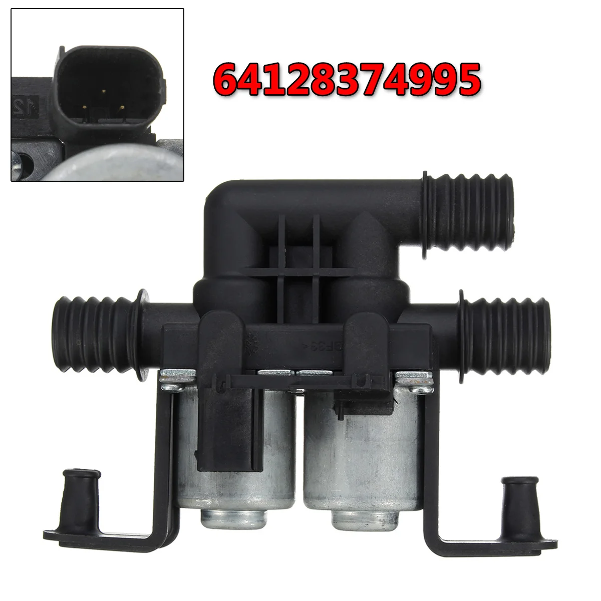 

Car Heater Control Valves Dual Solenoid for BMW 5Series E38 E39 E46 E53 X5 64128374995 64-12-8-372-016