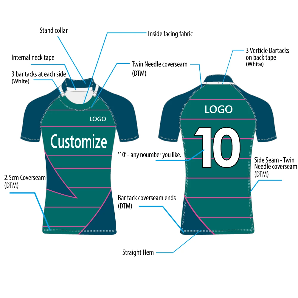 Saibike Rugby Jersey personalizar sublimado Australia camiseta de Rugby personaliza hacer Camisetas camiseta de rugby de maillot de rugby homme