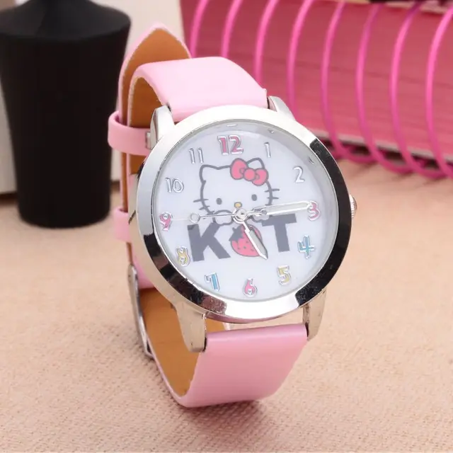 Cartoon Beautiful girl Strawberry Hello Kitty cat KT style Color number dial chi Cartoon Beautiful girl Strawberry Hello Kitty cat KT style Color number dial chi