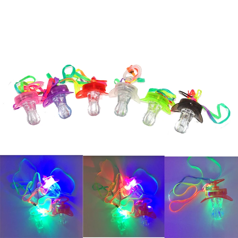 40pcs/lot New glow flashing whistle led children's luminous toys for