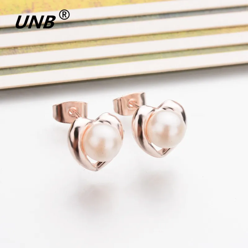 Qiao La 12 Pair Lot Whole Hypoallergenic Gold Color Earrings Qiao La 12 Pair Lot Whole Hypoallergenic Gold Color Earrings Stud Fashion Cute Round Simulated Pearl Jewelry In From