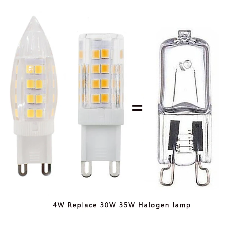 G9 LED Bulb 220V Dimmable 4W leds G9 Light Lamp 51LED lampada lampara bombillas ampoule 360 Beam Angle Replace 30W 35W Halogen