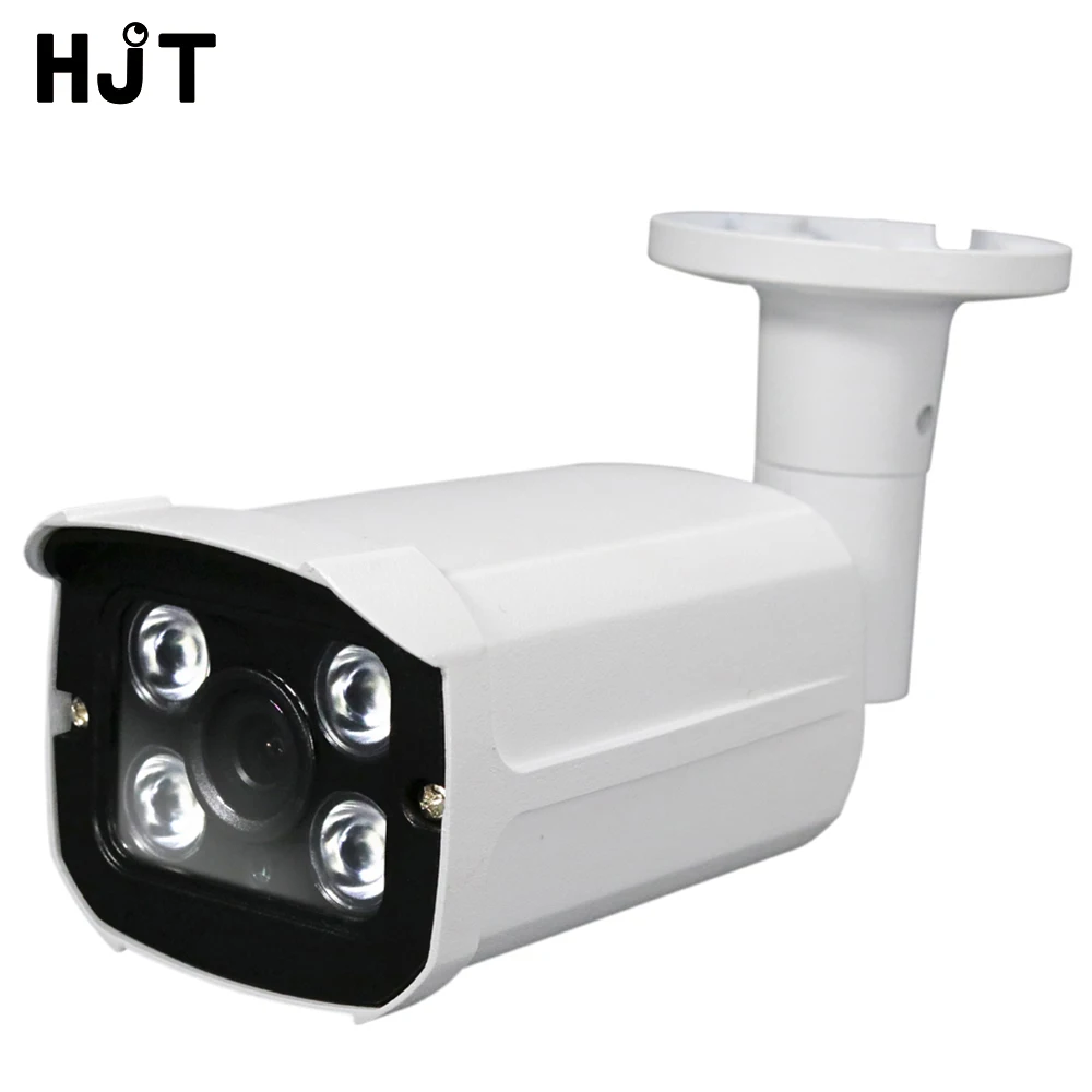 

HJT H.264 IP Camera 720P 1.0MP 48V POE CCTV Camera White 4 IR Night Vision Motion Detection Surreillance Onvif 2.1