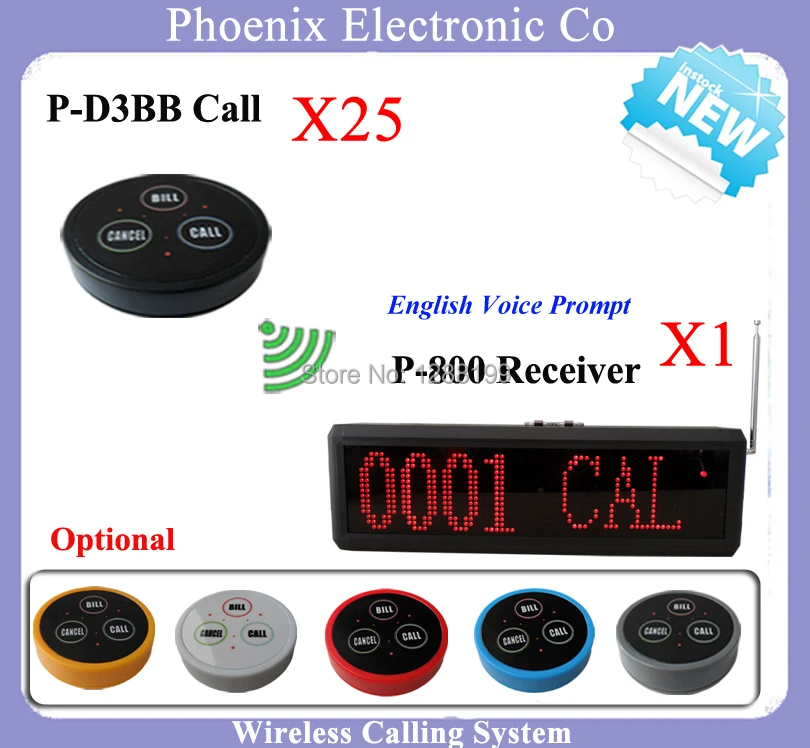 Restaurant Wireless Ordering System Gust Paging System Pager Including