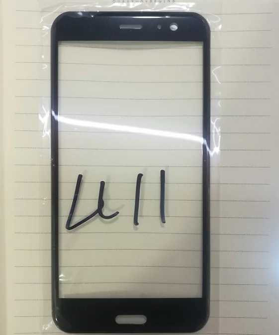 

Black For HTC U11 Front Glass Lens Touch Screen Outer Panel Repair Replacement