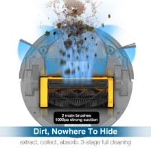 Robotic Vacuum Cleaner, Alexa Control, Wet & Dry Moping Auto Self Charging