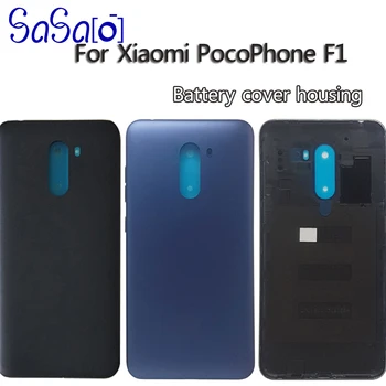 

Housing Case Replacement For Xiaomi POCOPHONE F1 Battery Back Cover Housing case Door Rear Cover with side buttons 10pcs