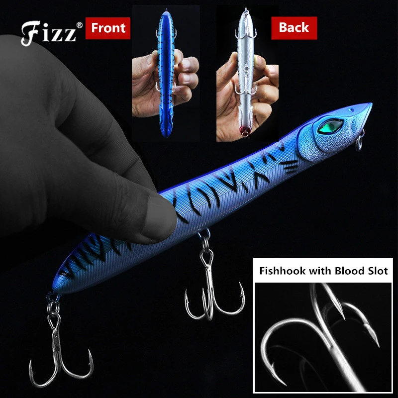 

Top Water Floating Snakehead Popper Fishing Lures 14cm 26g Snake Head Popper Lure Bait Fishing Accessories