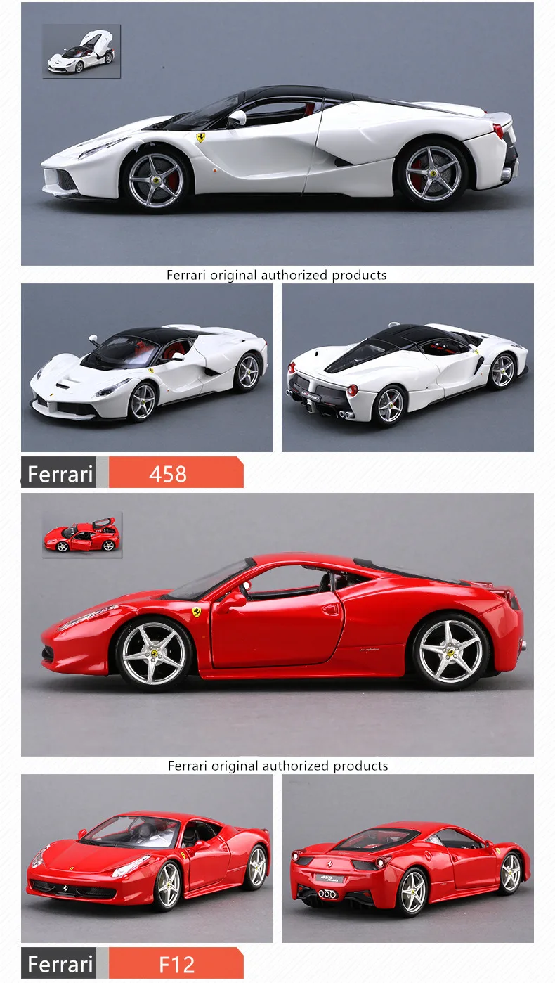 Bburago 1:24 Ferrari F40 коллекция производитель авторизованный имитационный сплав модель автомобиля украшения Коллекция игрушек инструменты