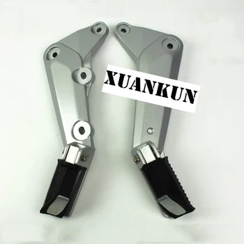 

XUANKUN Motorcycle Accessories Motorcycle QS110 Rear Footrest Left and Right Rear Pedal
