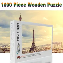 1000/1500 шт/набор Головоломка из серии Сделай Сам головоломки Пазлы собраны пейзаж деревянный Развивающий Пазл игрушки для детей и взрослых