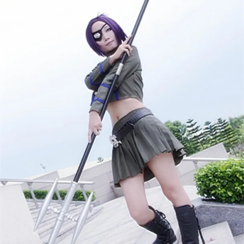 

Free shipping HITMAN REBORN! Anime Cosplay Kuromu Dokuro Cartoon Cos Halloween Cosplay Costume