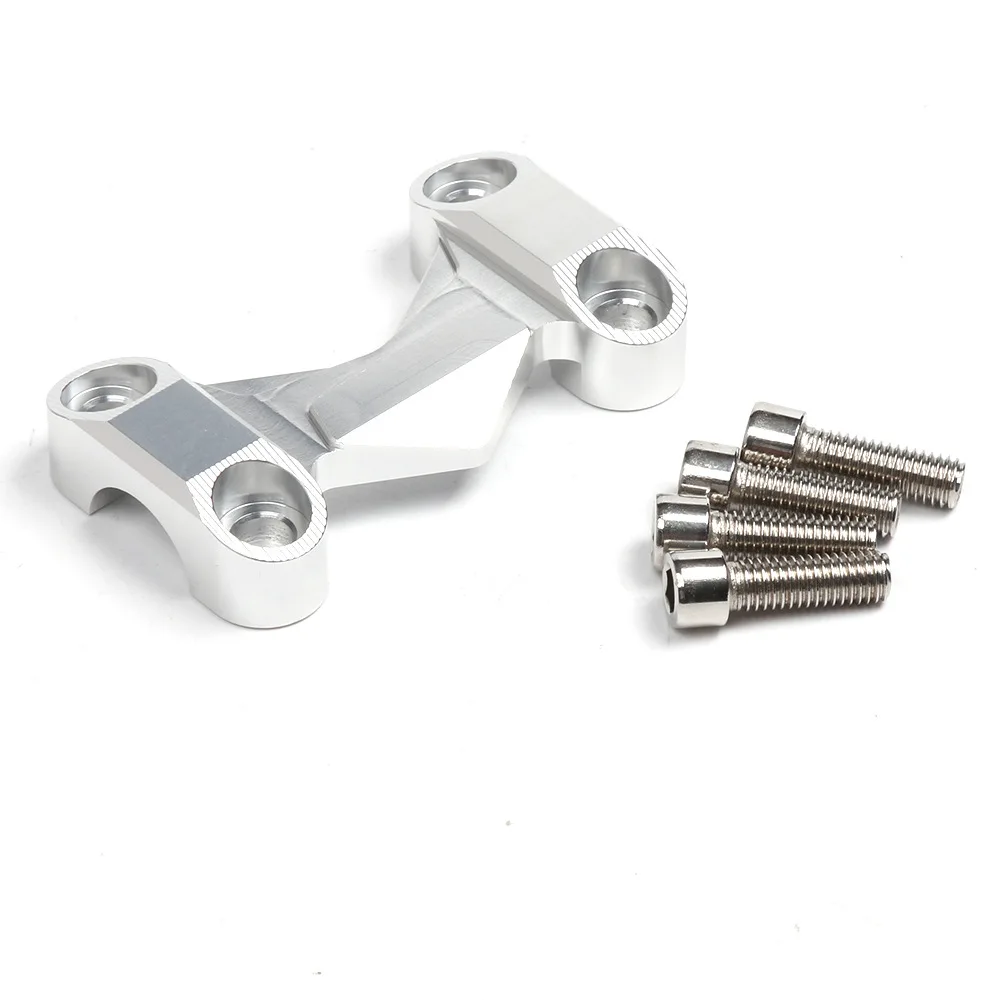 For kawasaki Z125 Z 125 2015 2016 2017 Motorcycle Handlebar Risers Top cover Handle Bar Fat Bar Riser Mount Clamp Top Cover CNC Aluminum Motorbike Accessories