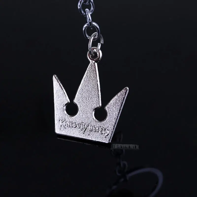 Популярная игра Kingdom Hearts брелок в виде короны серебряный цвет металлический автомобильный брелок модный подарок chaviro брелок ювелирные изделия для ключей держатель