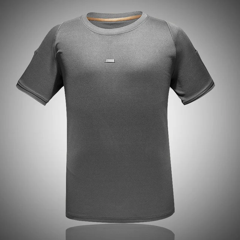 Бренд Mege открытый Sunmmer тактическая футболка с коротким рукавом быстросохнущая Военная с круглым вырезом дышащая Боевая армейская тренировочная футболка
