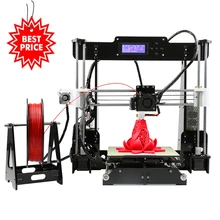 Anet A8 Cheapest Plus Size DIY 3d Printer Optional Auto Lever Stock in USA Czech Warehouse 22*22*24cm Build Volume Impressora 3d