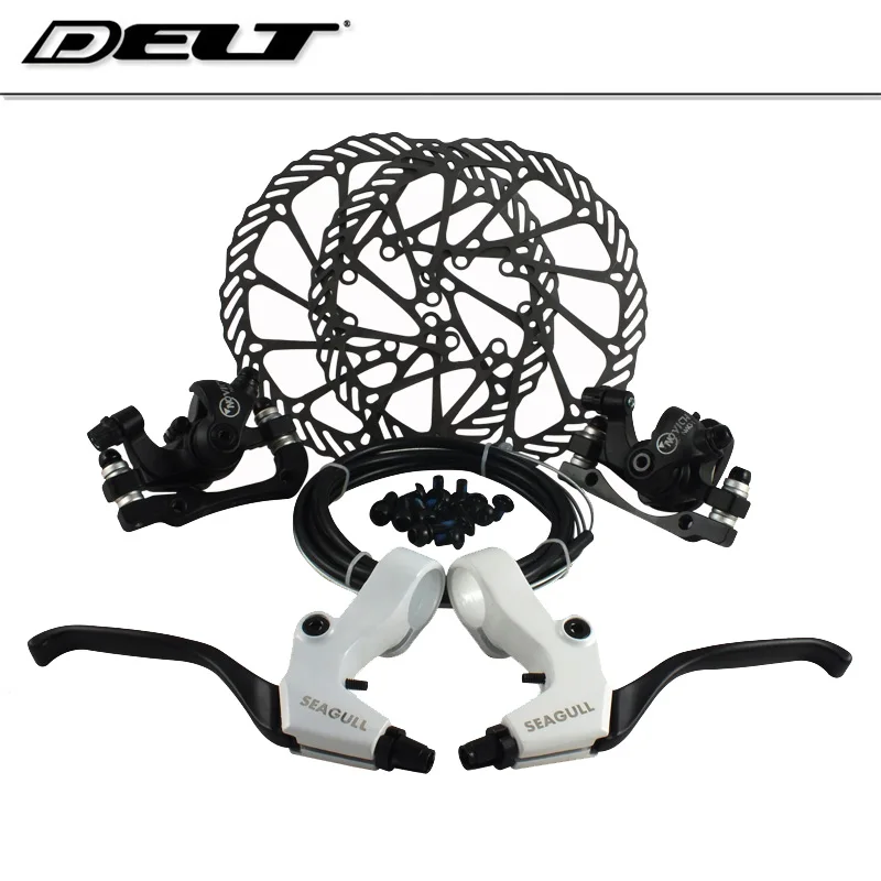 

1set Mechanical disc brakes Cycling Bicycle bike brake and lever and 160mm Rotor FOR AVID Elixir E1 xo xx brake pads