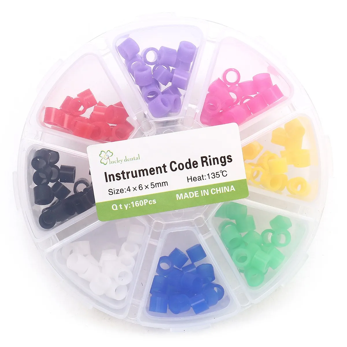 Buy 1 Box Dental Color Code Rings Silicone