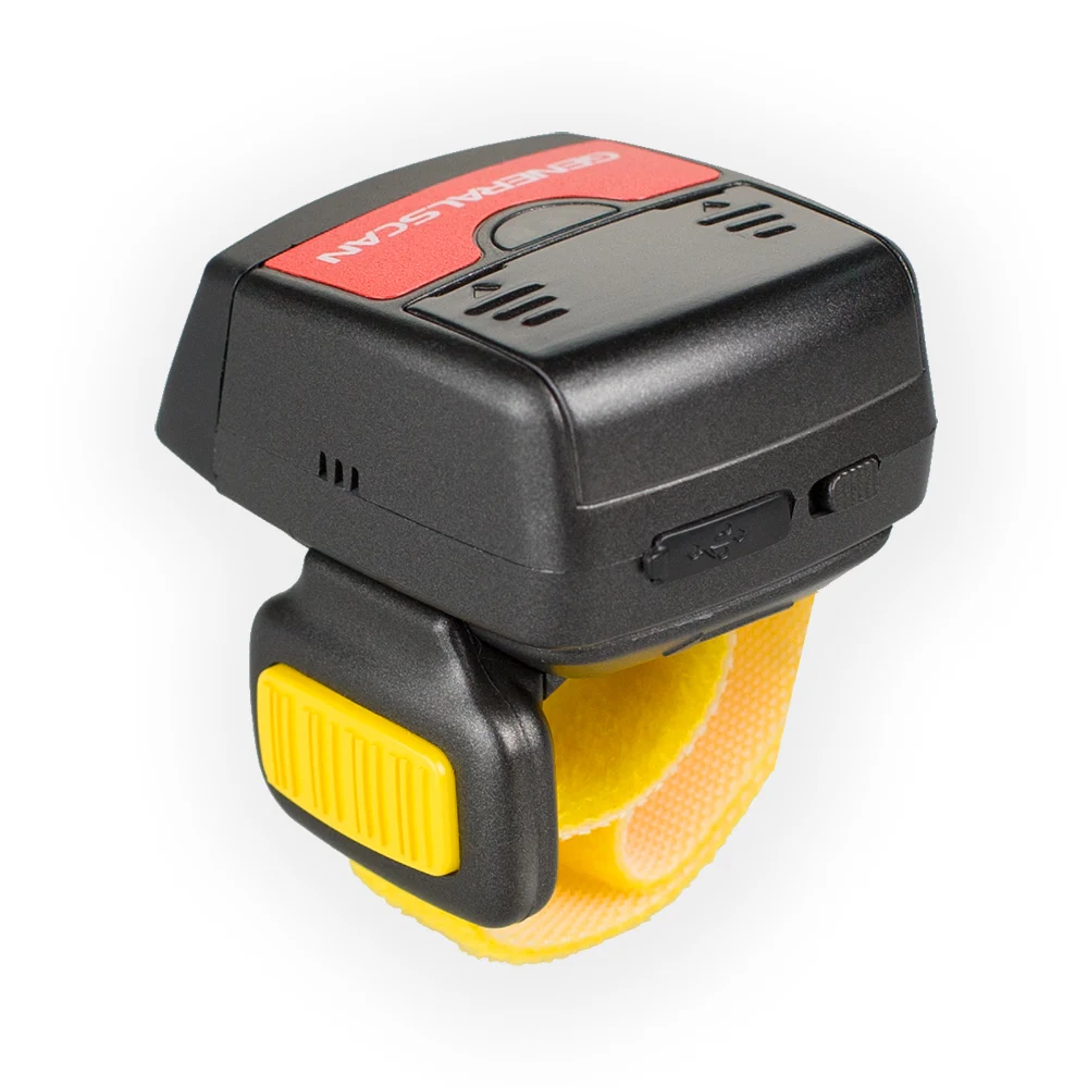 حار بيع Generalscan GS R1000BT-HP 1D الليزر بلوتوث صغير 4.0 اللاسلكية لبس الطوق الباركود ماسحة حار بيع Generalscan GS R1000BT-HP 1D الليزر بلوتوث صغير 4.0 اللاسلكية لبس الطوق الباركود ماسحة