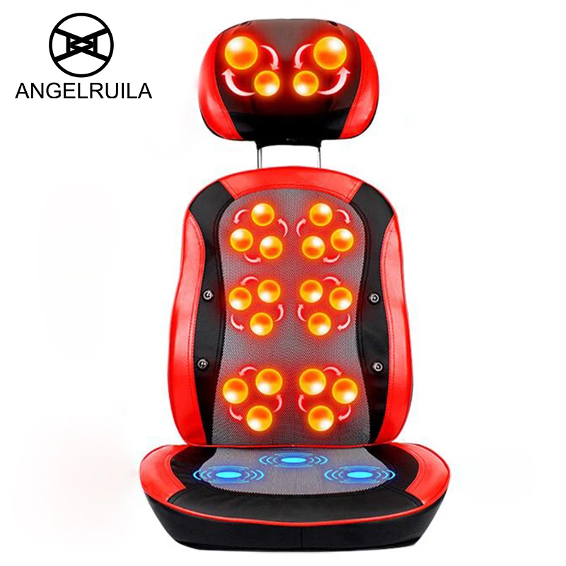 AngelRuila Massage Chair Full Body Shiatsu Massage Cushion Kneading