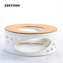 Современные теплые чайный набор для подогрева керамический нагреватель чайная церемония аксессуары свеча Отопление кофе молоко чай база чай горшок Trivets держатель