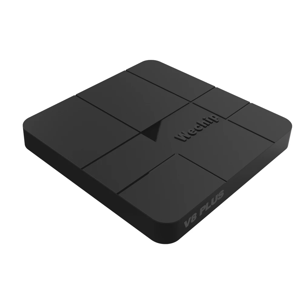 Голосовое управление wechip V8 плюс Смарт ТВ Box Android 7.1 4 К S905W quad-core Cortex-A53 Mali-450MP5 2.4 г беспроводной WI-FI телеприставке