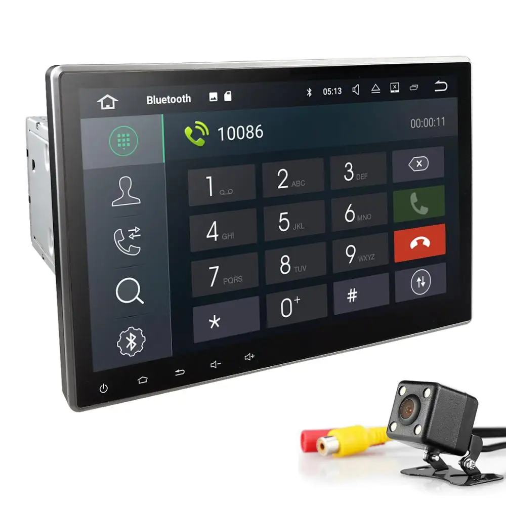 Sale 10.1 Inch 4G RAM Universal Android 8.0 Car DVD Player Radio GPS Navigation Bluetooth USB Head unit 1024*600 screen DAB+ BT 2